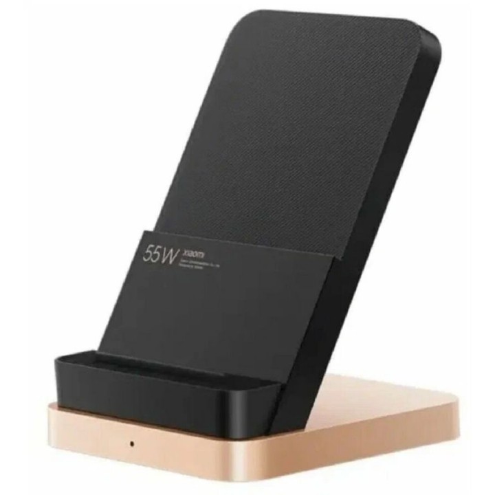 Беспроводное зар./устр. Xiaomi 50W Wireless Charging Stand 3.25A (PD) универсальное черный/золотисты